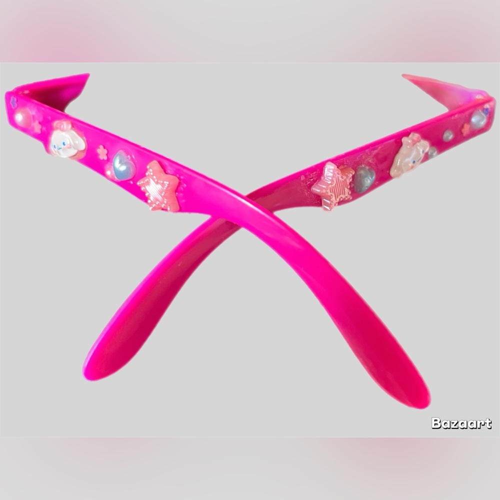 Pink Sunglasses for your lil One. Super Cute Kids Shades Handmade just for them. - Picture 9 of 9